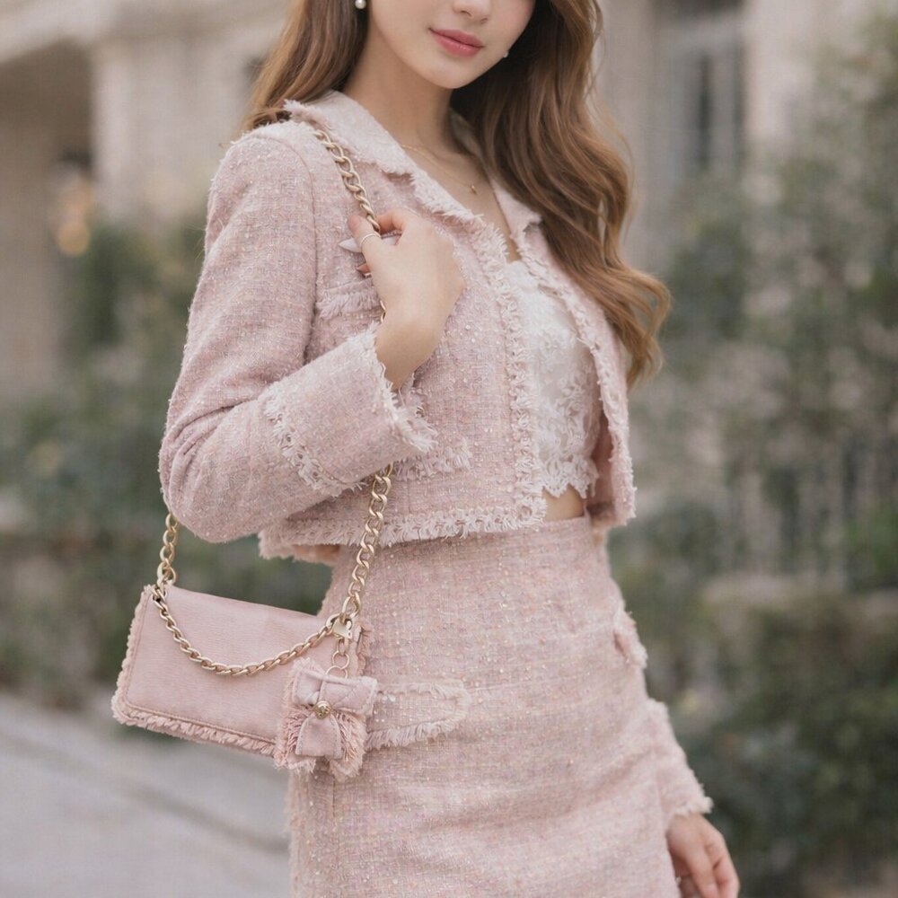 Silk Pastel Blush purse